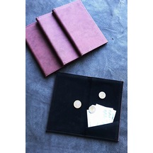 Hesap Sümeni Adisyon Kabı Bordo Vegan Deri 12 X 20 Cm.