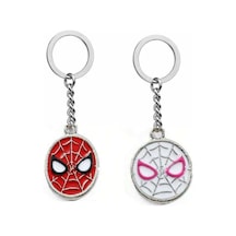 Spiderman & Gwen Relationship Çift İkili Sevgili Anahtarlık