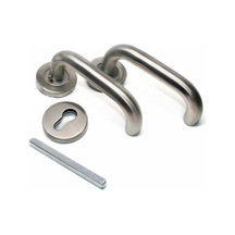 Ayrex Arpat 304 Paslanmaz Çelik Baston Rozetli Kapı Kolu, Inox, Yale Uyumlu Genel
