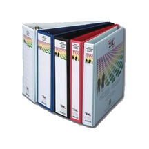 2k Sunum Klasörü Cepli 4 Halkalı 90 Mm Beyaz 09-4d-b Çok Renkli