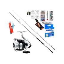 Okuma Wave Up 270cm 10-40gr Daiwa Strikeforce 4000 Spin Olta Takımı Seti