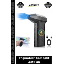 Özel Üretim Güçlü 130000 Rpm Motorlu Şarjlı El Tipi Mini Hava Üfleyici Taşınabilir Kompakt Jet Fan