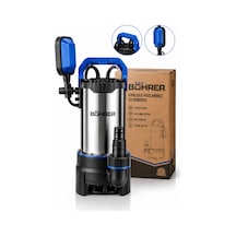 Böhrer Ba011462 1.1 Kw 1.5 Hp 18 Ton Su 11m Dik 110m Yatay Paslanmaz Tip Kuyu Inox Dalgıç Pompa
