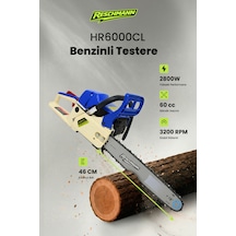 Reschmann R-HR6000CL 60CC 46CM Profesyonel Benzinli Zincirli Testere