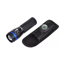 Uzun Menzilli Süper Zoomlu Pilli Led El Feneri Güçlü Işık Performansı Wt-060