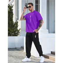Altamira Erkek Dikey Baskılı Oversize Eşofman Takımı 001