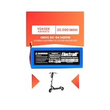 Onvo Rx-04 2400w Batarya Yüksek Kapasite 52v 25.000mah Elektrikli Scooter Bataryası Çok Renkli