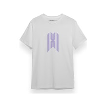 Monsta X New Logo Beyaz Kısa Kol Erkek Tshirt 001