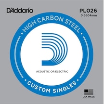 D'addario Pl026 Tek Elektro Gitar Teli 26