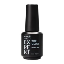 Runail Expert Top Gloss Uv Filtreli Yapışkan Katsız 18ml 118