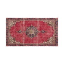 El Dokuması Vintage Yün-pamuk Naturel Halı 20100 167 X 304 Cm Çok Renkli