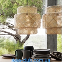 Sinnerlig Sarkıt Lamba Bambu Avize, 50 Cm Bambu