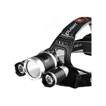 Ebitda Yüksek Güçlü Şarj Edilebilir 3 Kafa El Feneri Balıkçılık İçin Led Baş Üstü Işık Çok Renkli