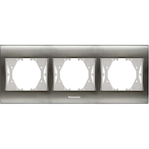 Panasonic Thea Blu Inox Beyaz Üçlü Çerçeve Wbtf08035ın Tr