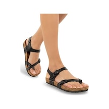 Muya Verona Anatomik Kadın Sandalet Siyah 39
