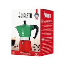 Moka Express Italia: 6 Cups Ocak Üstü Espresso Pişirici - 270ml - Karma Renk - Alüminyum Gövde - Patentli Güvenlik Valfi - Tüm Ocak Türleri İçin Uygundur İndüksiyon Hariç