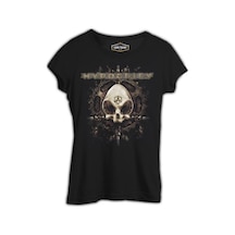 Hypocrisy - Skull Siyah Kadın Tshirt 001