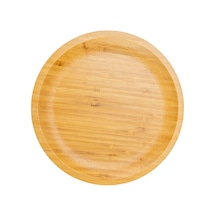 4 Adet Bambum Penne Yuvarlak Tabak 20 Cm Bambu