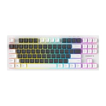 Everest Kb-98 Sılent Tkl Gri Mavi-beyaz Rainbow Q Membrane Klavye Kdo