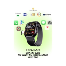 Wearfitpro Hw S10 Call Btk Sim Kartlı Kameralı Yapay Zeka Android Amoled Ekran Akıllı Saat