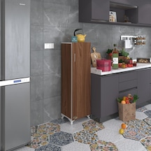 Kenzlife mutfak dolabı mine 128*030*032 cvz kapaklı ayaklı banyo evrak ofis kitaplık ayakkabılık kiler