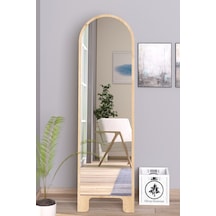 Sonomo 120x43 Cm Ayaklı Tek Kubbeli Salon Antre Çocuk Odası Banyo Wc Yatak Odası Boy Aynası Sonomo