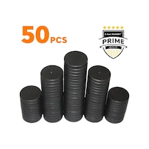 50 Adet 15X3 Yuvarlak Mıknatıs - Çok Amaçlı Süsleme Magneti