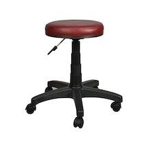 Bürocci Plastik Ayaklı Tabure-Bordo-2999G0102