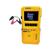 Auhma A8822 Jump Starter / Akü Takviye Cihazı 4'ü 1 Arada Powerbank, Hava Kompresörü, Lcd Ekran, 10.000mah 150psı