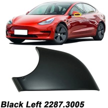 Siyah Sol-1 Çift 2287.3006, 2287.3005 Tesla Model 3 2017-22 İçin Krom Veya Siyah Sol Ve Sağ Kapı Kanat Ayna Kapağı Alt Tutucu Marka