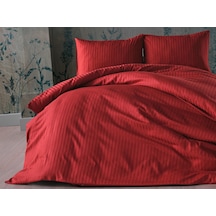 Saten Artline Nevresim Takımı Çift King Size - Kiremit