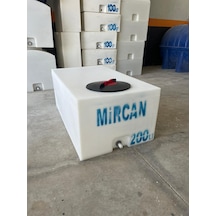 200 Lt Kare Su Deposu Tankı Bidonu Karavan