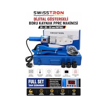 Swisstron Swsmrc2032 Dijital Göstergeli Pprc Boru Kaynak Makinesi 20-25-32 Mm Paftalı Makaslı Çanta