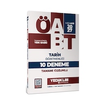 Yediiklim Yayınları 2027 Meb Ags Öabt Tarih Öğretmenliği Tamamı Çözümlü 10 Deneme Sınavı