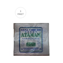 Hubrendy Tedarik Kalın Şeffaf Atlet Poşet Orta Boy 27x47 Cm 1 Kg 3 Paket-takriben 435 Adet