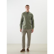 Lcwaıkıkı Classic Yeşil Regular Fit Keten Karışımlı Erkek Chino Pantolon Lcwaıkıkı Classic Yeşil Regular Fit Keten Karışımlı Erkek Chino Pantolon