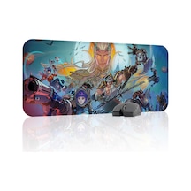 Overwatch Kaymaz Dikişli Kauçuk Oyuncu Mousepad V4 - 70x30 Xl Gaming Mouse Pad Fare Altlığı