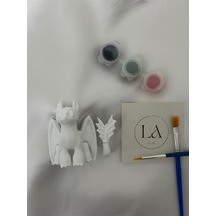 Sevimli Ejderha Boyama Seti 3d Baskı Figür Boyama Kiti