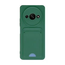 Redmi A3 4g Kılıf Kelvin Kartvizitli Silikon - Koyu Yeşil Bzsxx00 1