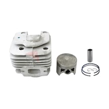 Silindir + Piston Seti 45.2 Mm 54.5cc Hyundai Turbo 760 Ve Oleomac Gsh 56 İle Uyumlu Yüksek Performanslı Motor Seti