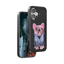 Venco Apple İphone 16 Cute Desenli Kapak - Siyah