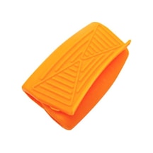 Sarı 2 Adet Gıda Klipsi Isı Sınıfı Silikon Haşlanma Önleyici Pot Dayanıklı Sıcak Bulaşık Kasesi