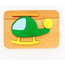 Wood&joy Helikopter Puzzle Ve Denge Oyunu