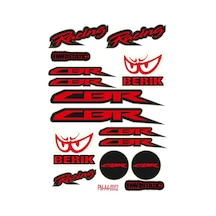 Sticker Seti Cbr Motosiklet A4 Ebatı 02 Nötr