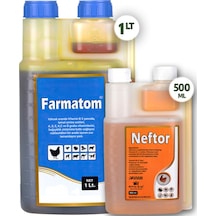 2li Set Kuşlar Için Farmatom Vitamin 1 Lt Neftor Hırıltı 500 Set