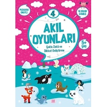 Akıl Oyunları 4 5+ Yaş - Çoklu Zeka Ve Dikkat Geliştirme - Elwm-820126