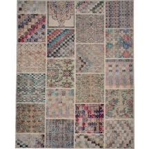 Patchwork El Dokuma Anadolu Halısı – Spring (426139168)