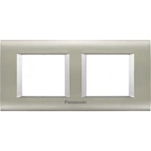 Viko Panasonic Thea 2x2m Sistema Inox Matt+metalik Beyaz Çerçeve - Wvtf18485ıb-tr