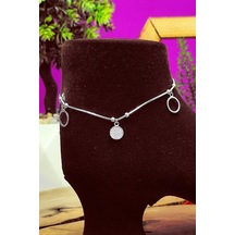 Aykat_Kuyumculuk Halhal Gümüş Zincirli Bayan Hal Hal Thl-40 Gümüş