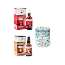 Beuta Doğal Kaş Kirpik Bakım Seti Hint Yağı 50 ML + Tatlı Badem Yağı 50 ML + Hindistan Cevizi Yağı 150 ML